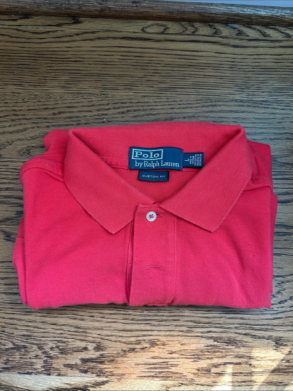 Polo by Ralph Lauren Bright Red Custom Fit Polo